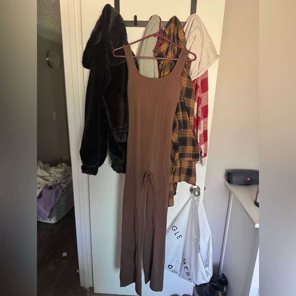 NEW Brown Sleeveless Jumpsuit